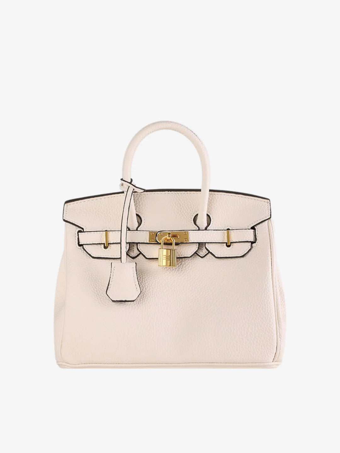 Hermé Handtasche aus veganem Kunstleder