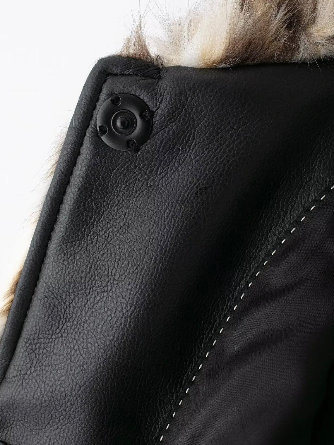 Faux-Fur Leoparden Jacke - Sorentis