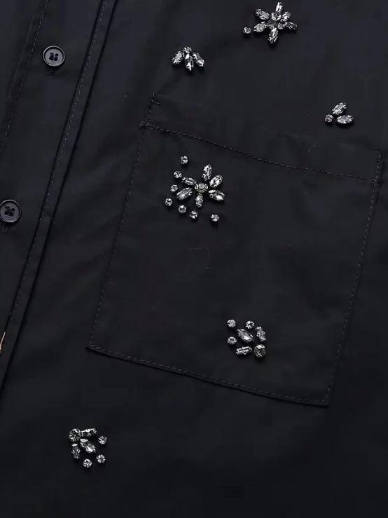 Hemd mit Strass-Details - Sorentis