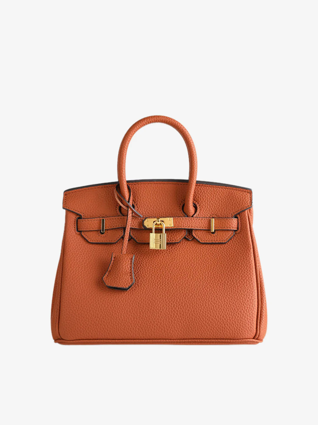 Hermé Handtasche aus veganem Kunstleder