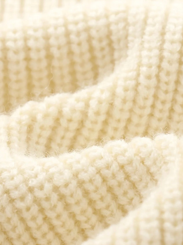 Strick Cardigan mit Kontrast Schleifen
