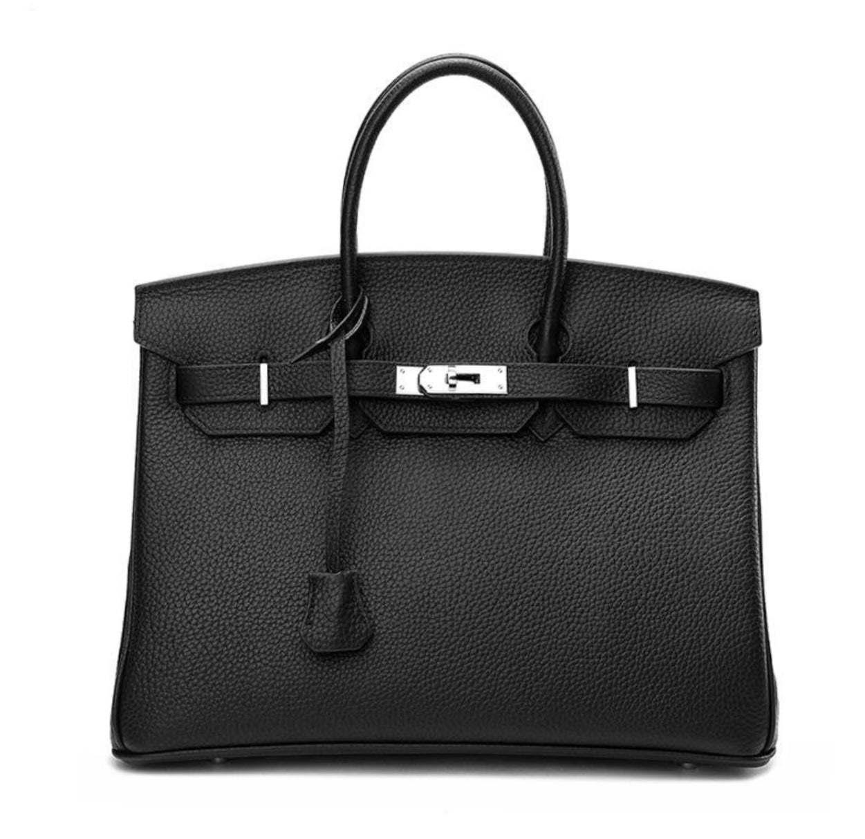 Echtleder Noble Handtasche Klassiker 30cm