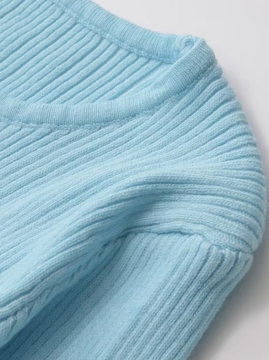 Maxi-Strickkleid mit Farbverlauf