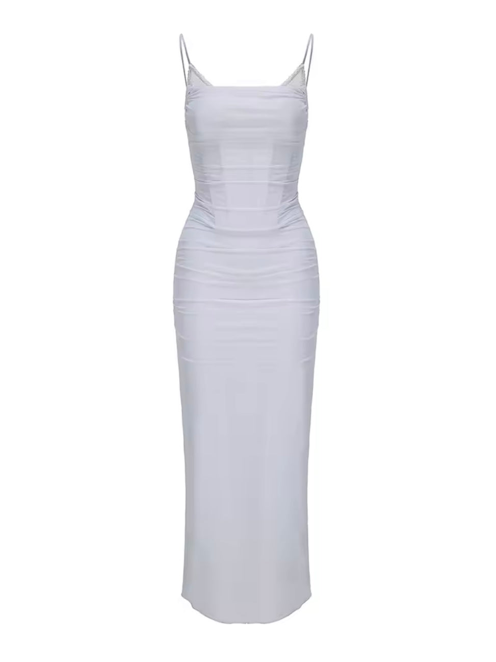 Figurformendes Corsagen-Meshkleid