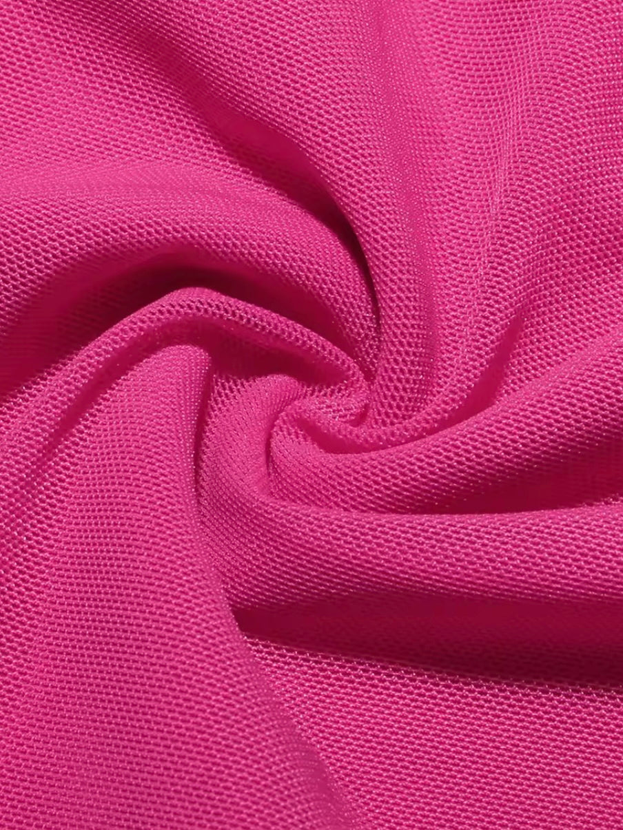 Figurformendes Corsagen-Meshkleid