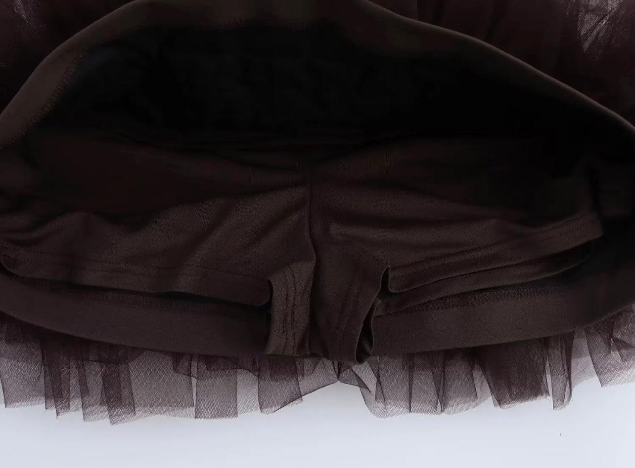 Minikleid mit Tüll-Raffungen - Sorentis