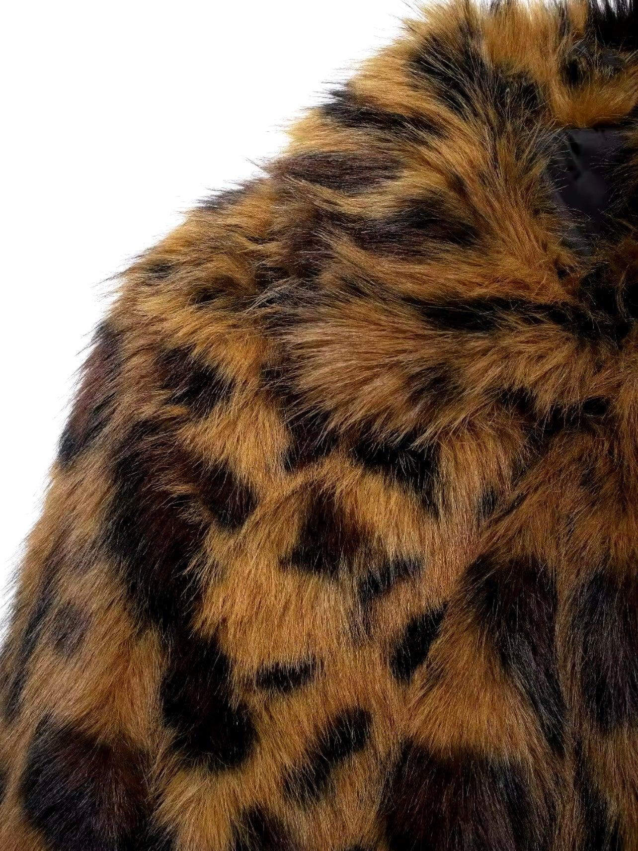 Langmantel mit Leopardenmuster - Sorentis