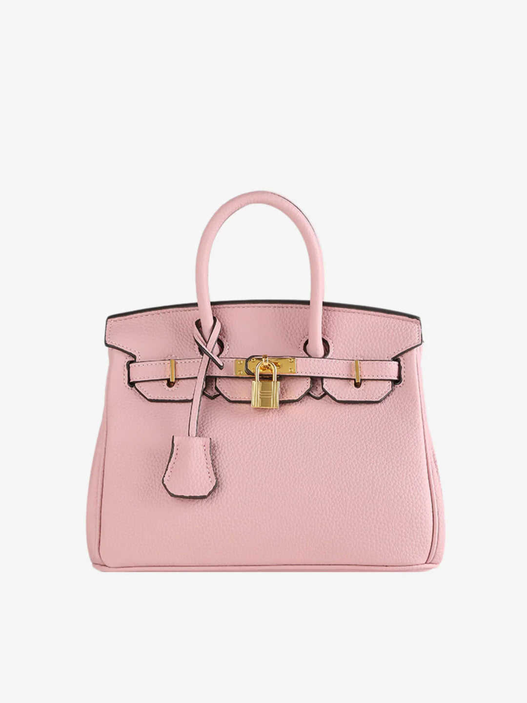 Hermé Handtasche aus veganem Kunstleder