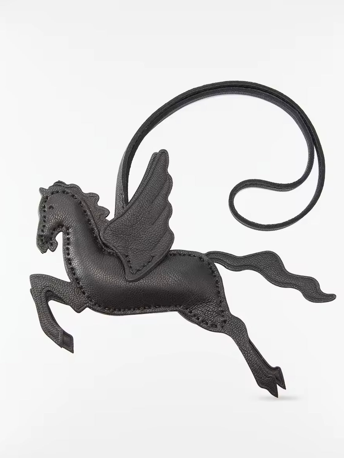 Echtleder Pegasus Taschenanhänger