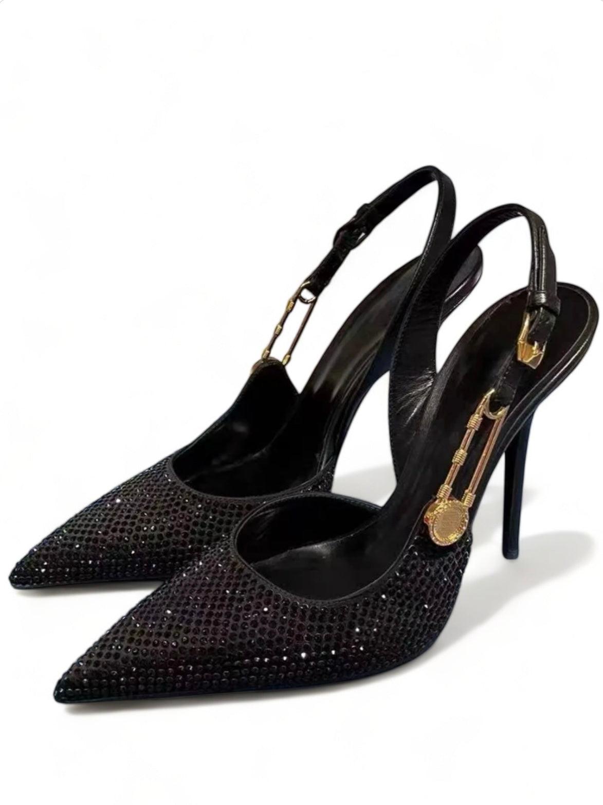 Strass Slingback-Pumps - Sorentis
