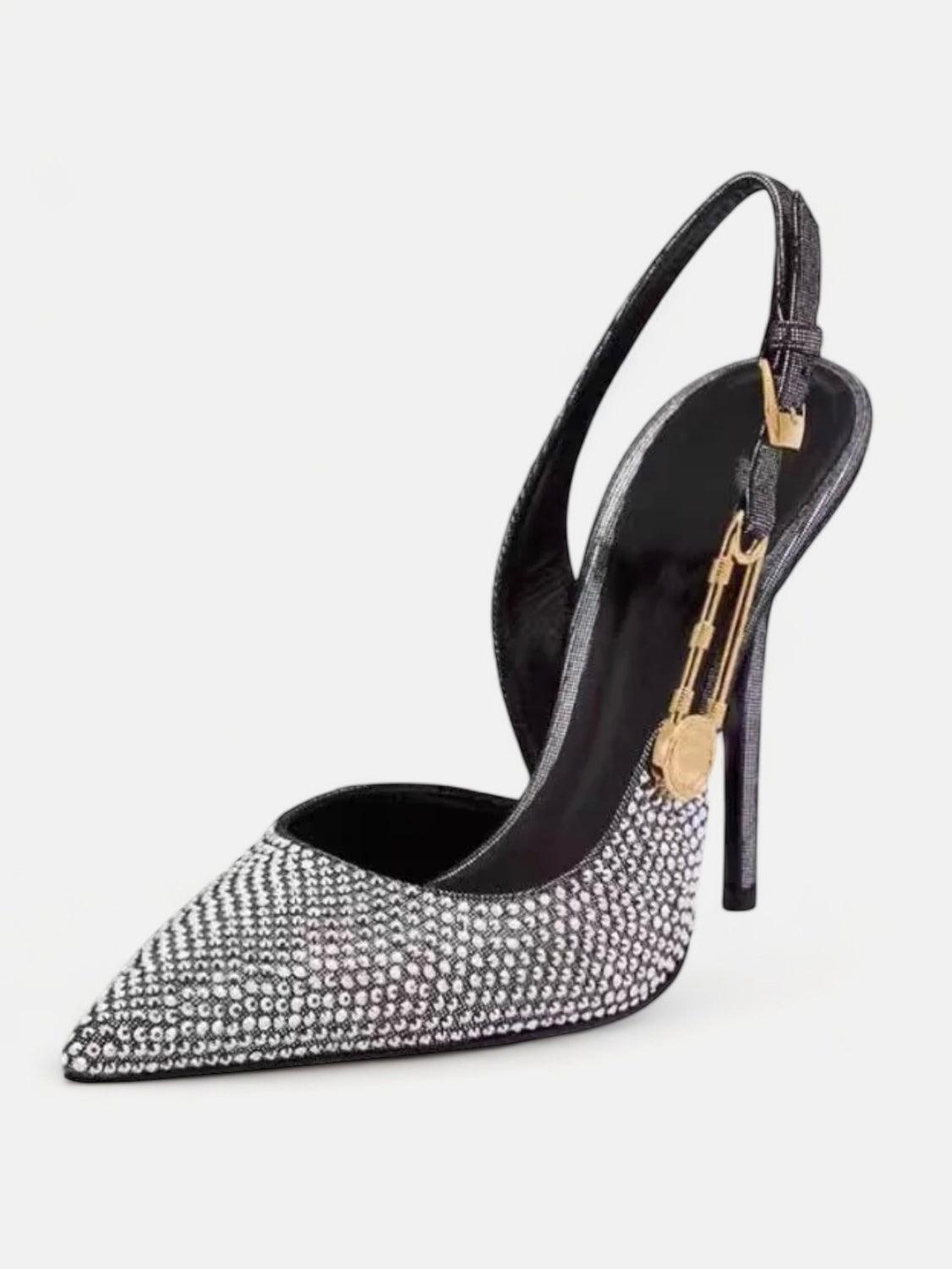 Strass Slingback-Pumps - Sorentis
