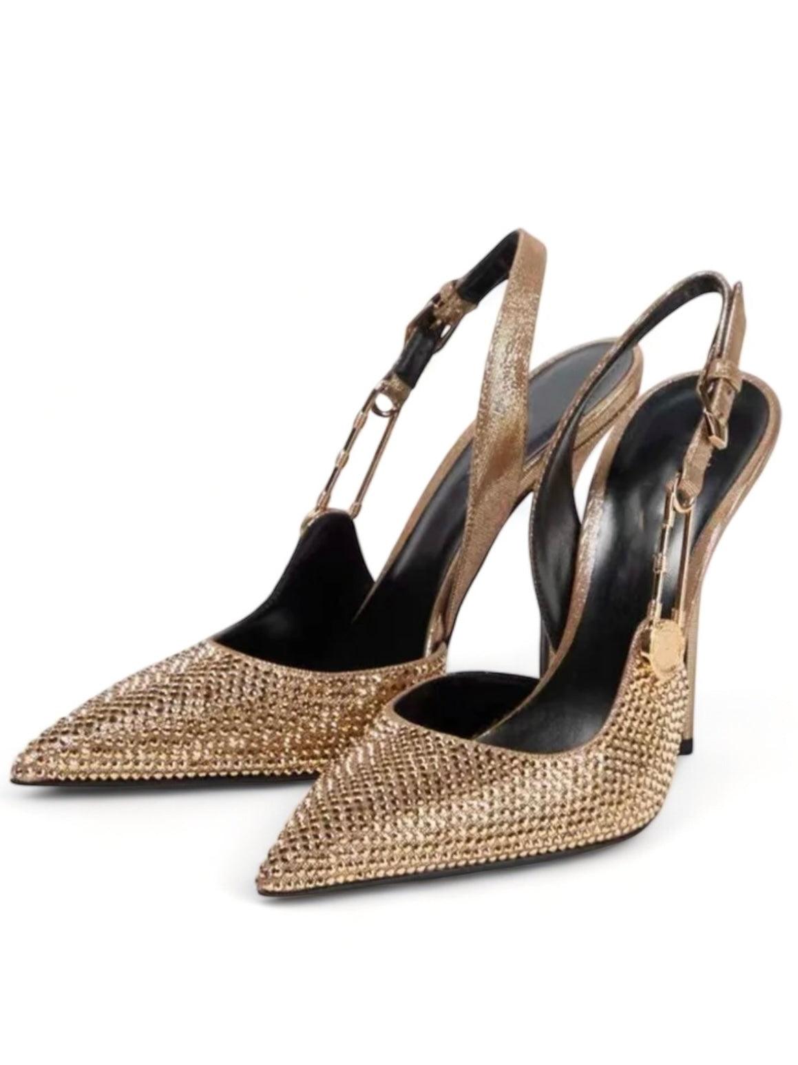 Strass Slingback-Pumps - Sorentis