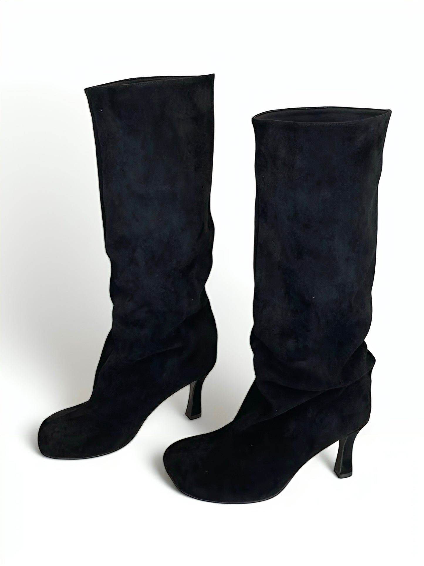 ECO Suede Stiefel mit breitem Schaft