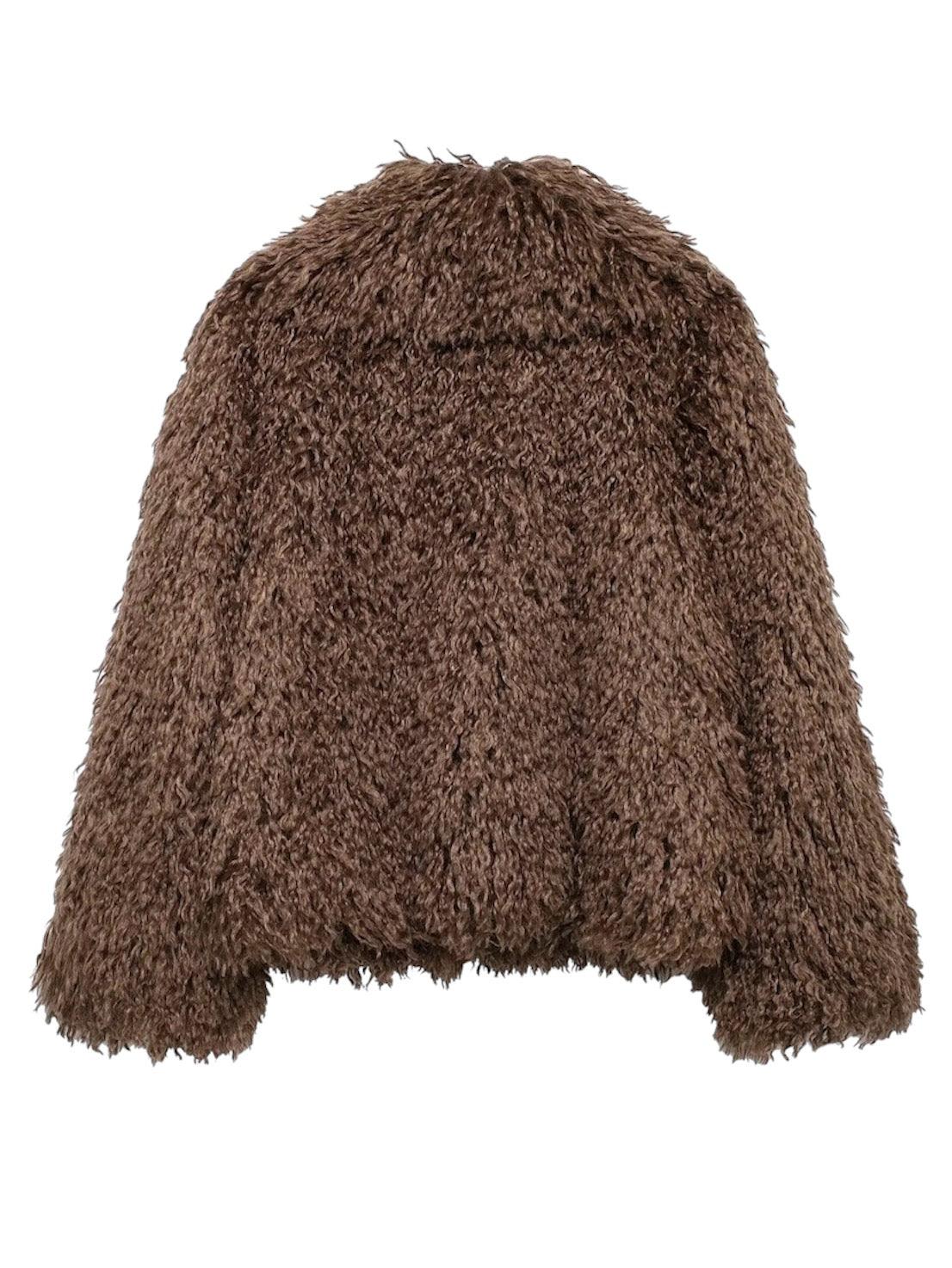Jacke aus mongolischem Kunstpelz - Sorentis