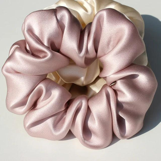 100% Maulbeerseide Luxuriöse Seiden Scrunchie – Haargummi - Sorentis