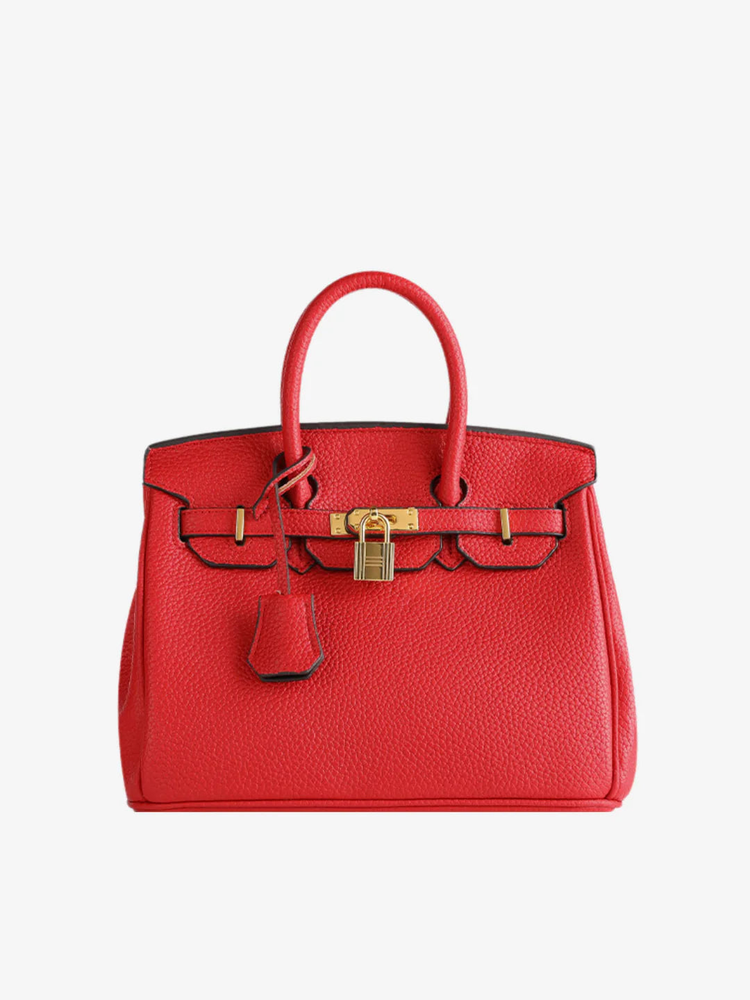 Hermé Handtasche aus veganem Kunstleder