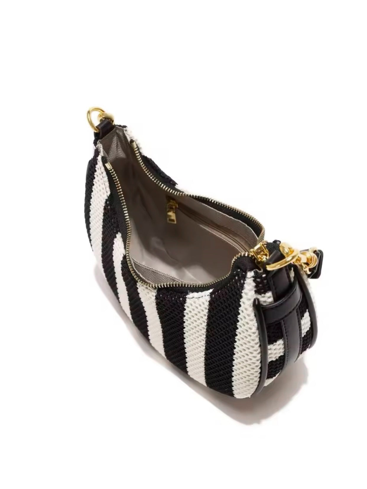 Handtasche im Kontrast Design