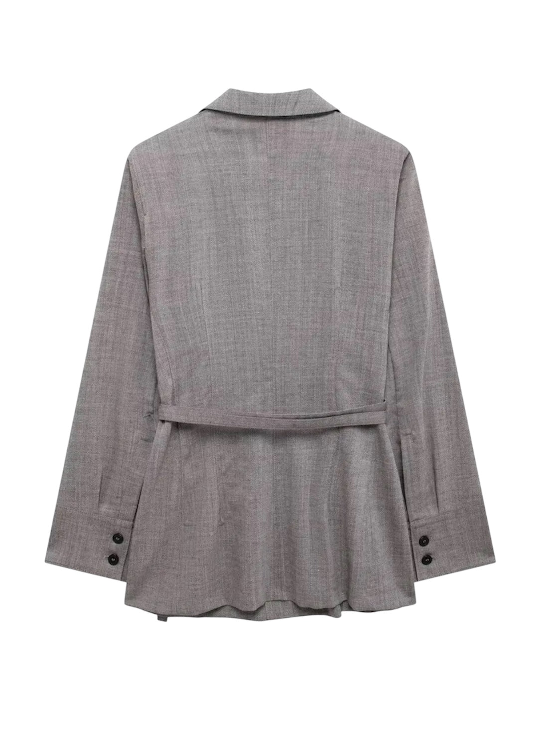 Fließender Blazer mit Gürtel