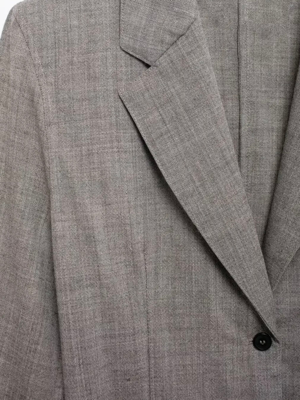 Fließender Blazer mit Gürtel
