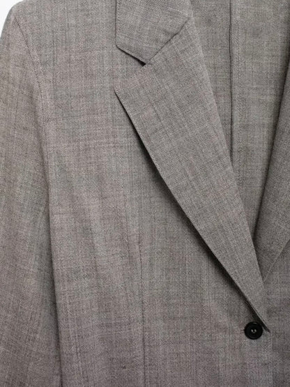 Fließender Blazer mit Gürtel