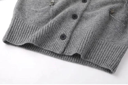 Festlicher Cardigan mit Dekor - Sorentis