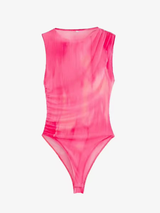 Mesh Body mit asymmetrischen Raffungen