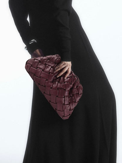 Geflochtene Wolkenförmige Umhängetasche