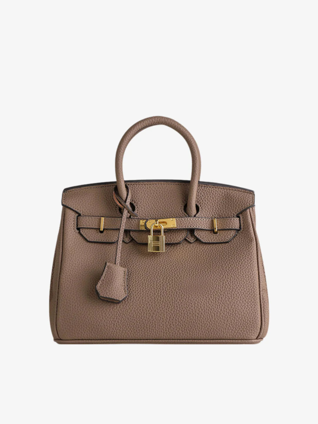 Hermé Handtasche aus veganem Kunstleder