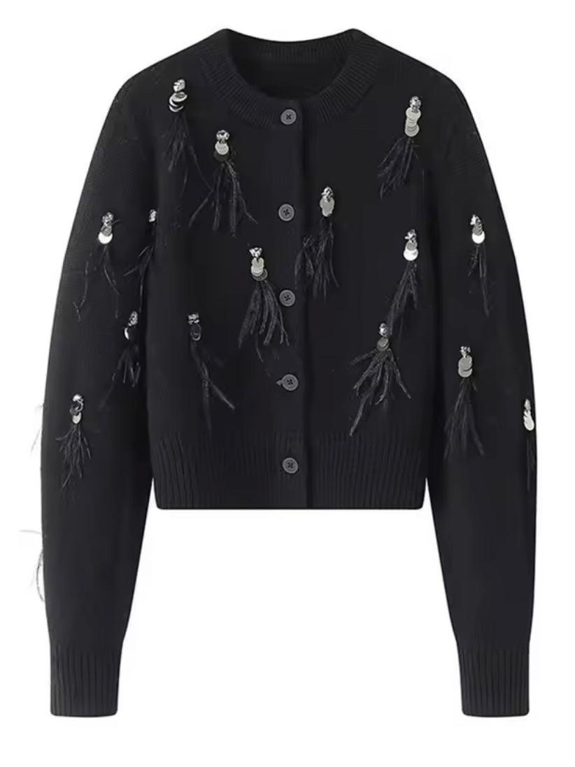 Festlicher Cardigan mit Dekor - Sorentis