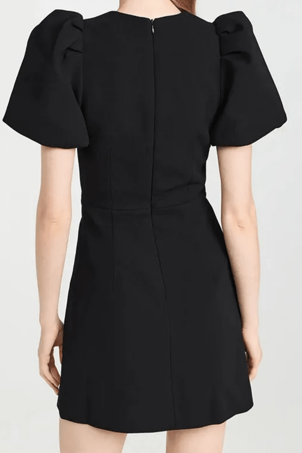 Puffärmel-Minikleid mit Cut-Outs und Strass - Sorentis