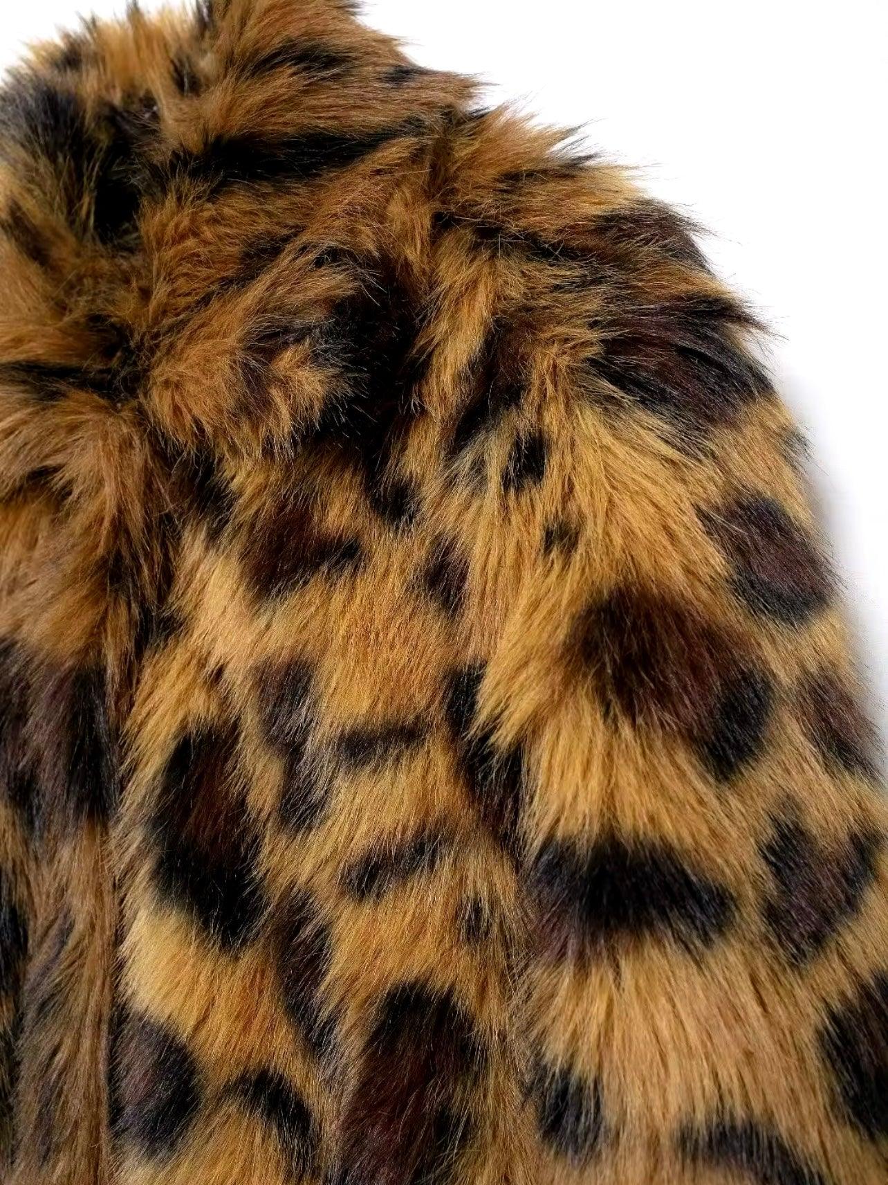 Langmantel mit Leopardenmuster - Sorentis