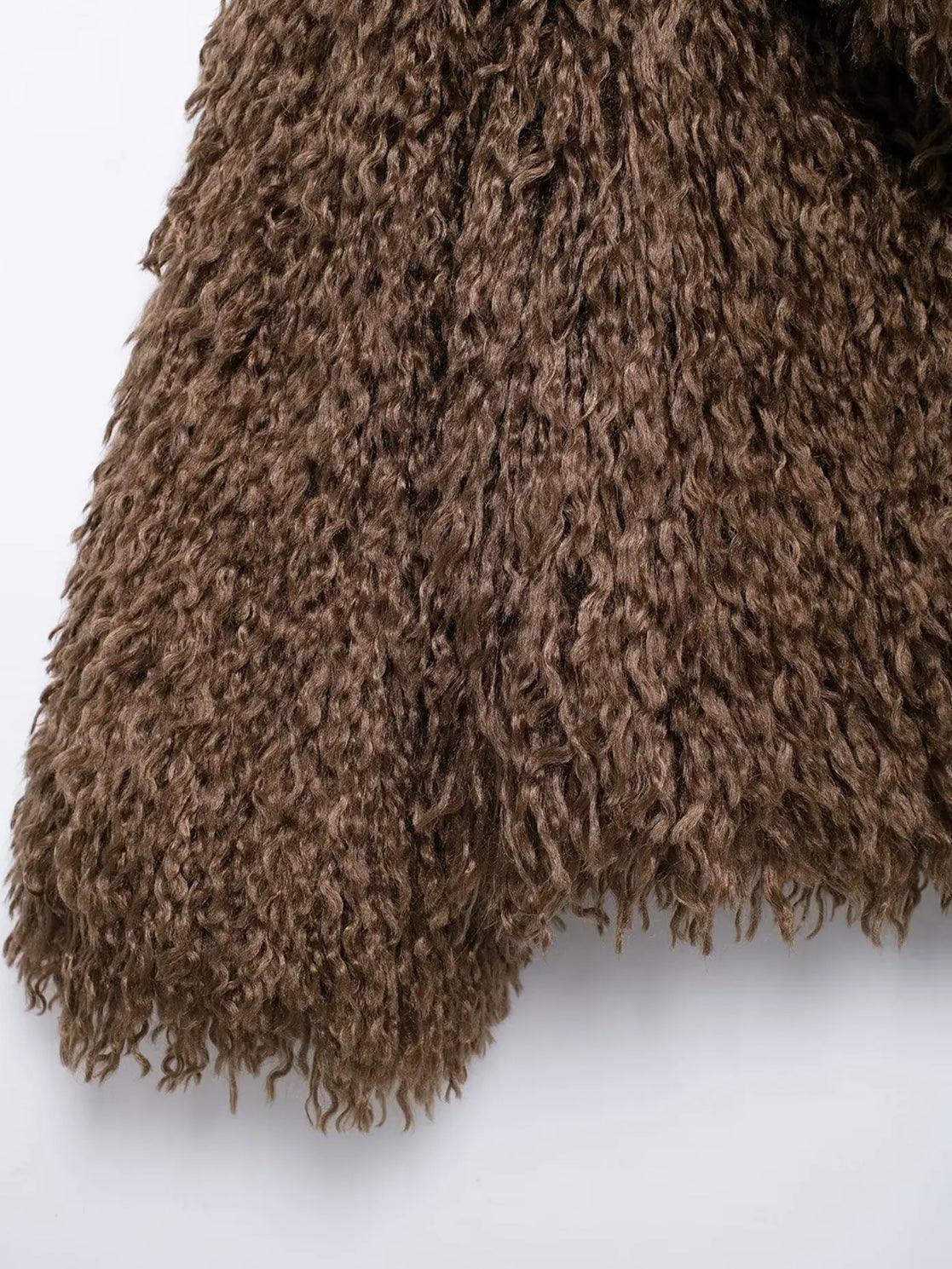 Jacke aus mongolischem Kunstpelz - Sorentis
