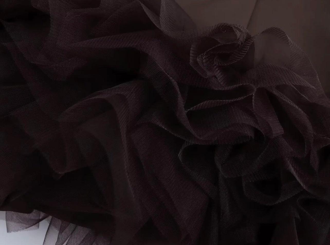 Minikleid mit Tüll-Raffungen - Sorentis