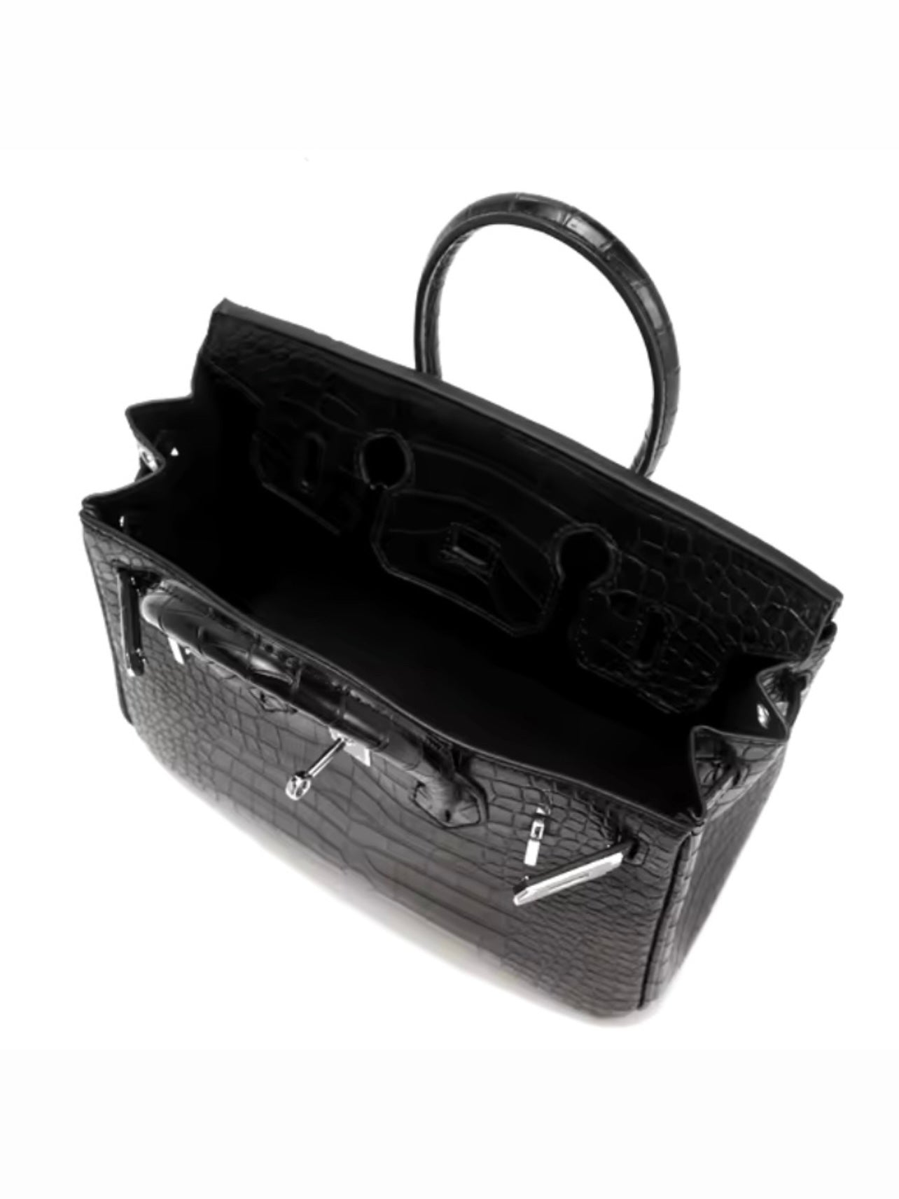 Echtleder Crocodile Handtasche