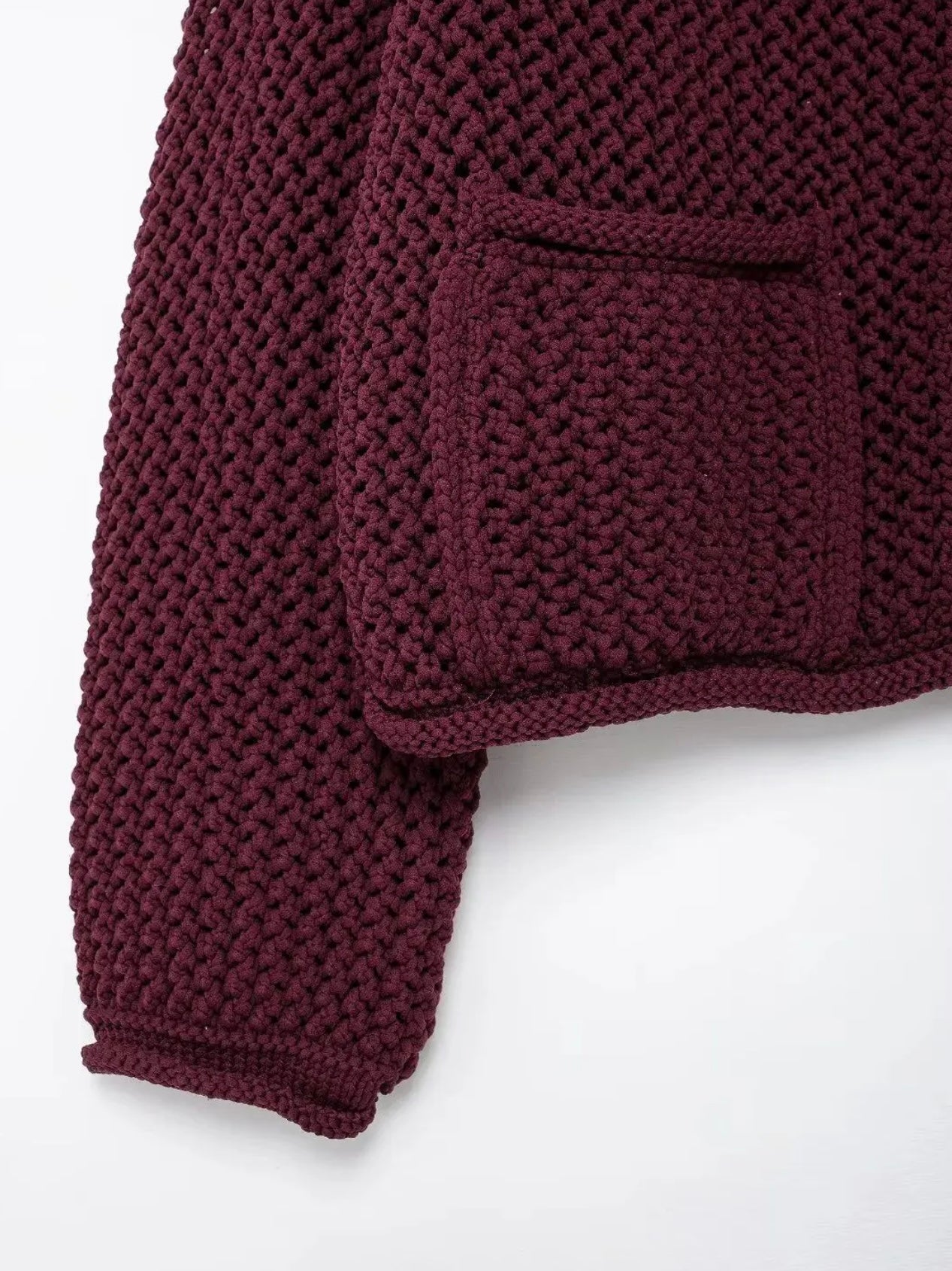 Strick Cardigan mit goldenen Knöpfen