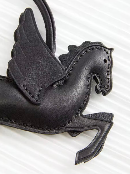 Echtleder Pegasus Taschenanhänger