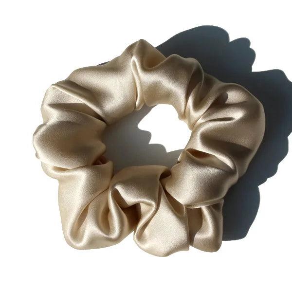100% Maulbeerseide Luxuriöse Seiden Scrunchie – Haargummi - Sorentis