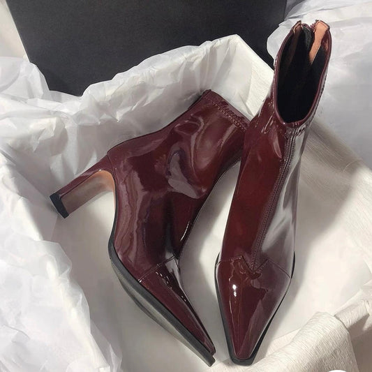 Lack Ankle Boots - Sorentis