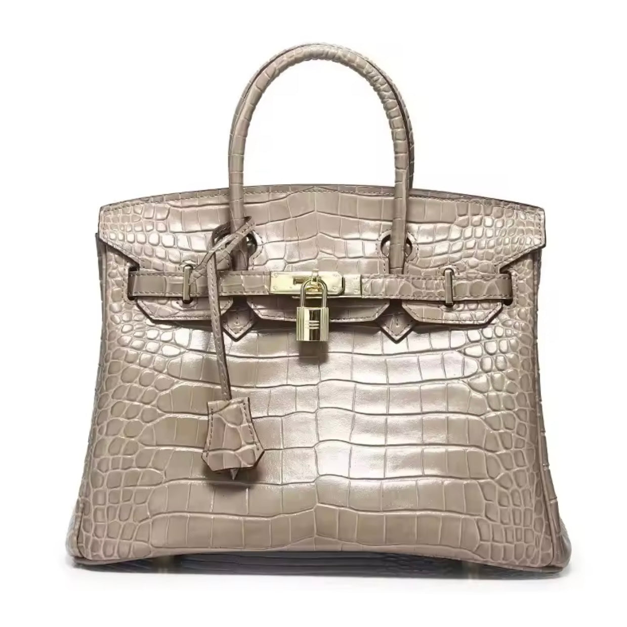 Echtleder Crocodile Handtasche