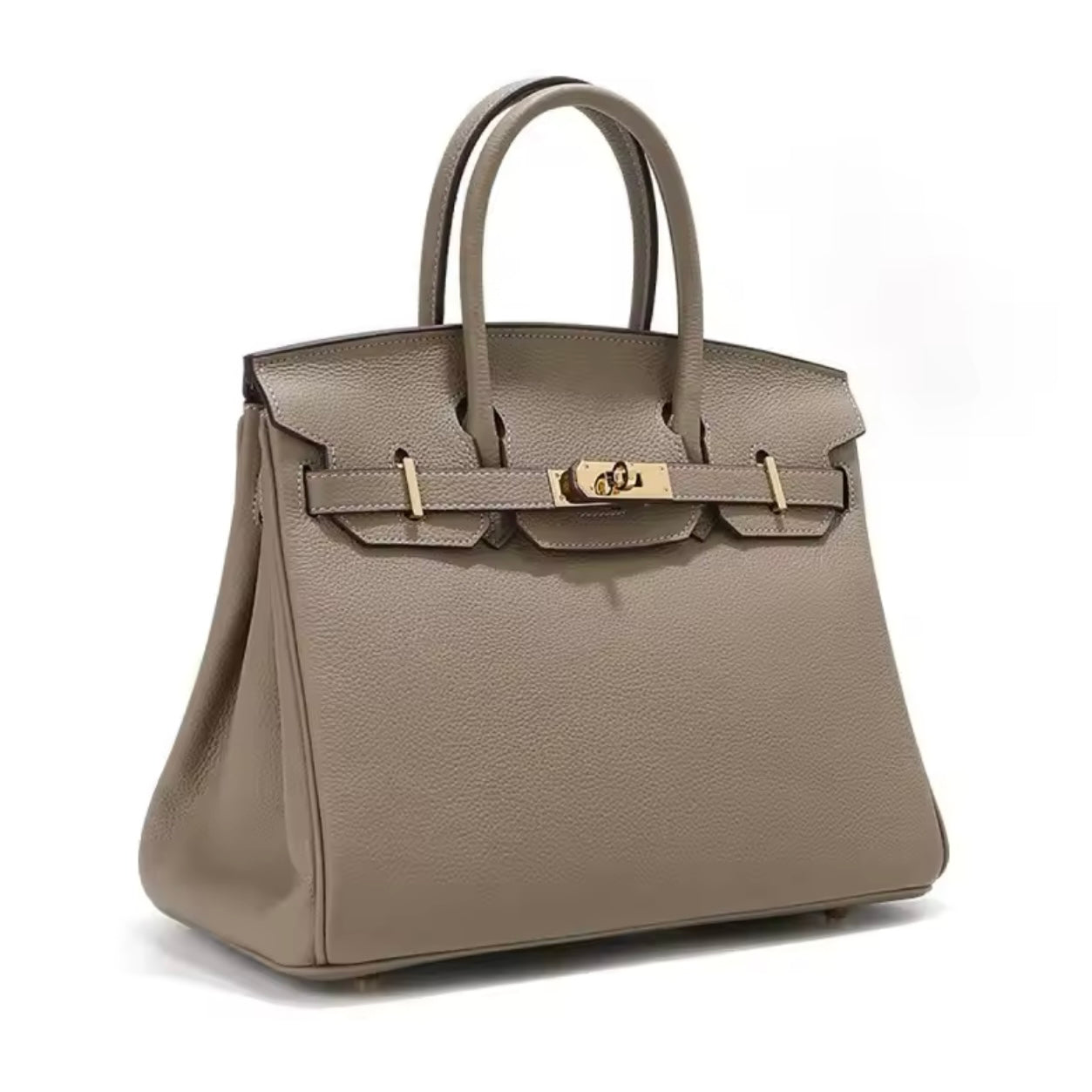 Echtleder Noble Handtasche Klassiker 30cm