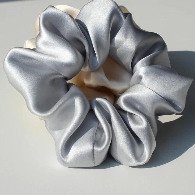 100% Maulbeerseide Luxuriöse Seiden Scrunchie – Haargummi - Sorentis