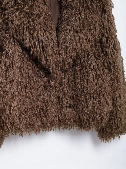 Jacke aus mongolischem Kunstpelz - Sorentis