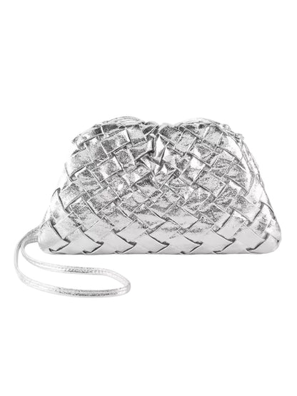 Geflochtene Wolkenförmige Umhängetasche