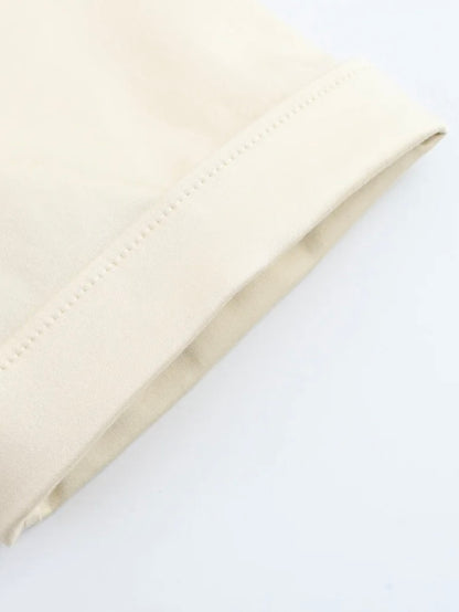 Kurzärmeliges Hemdkleid mit Taschen