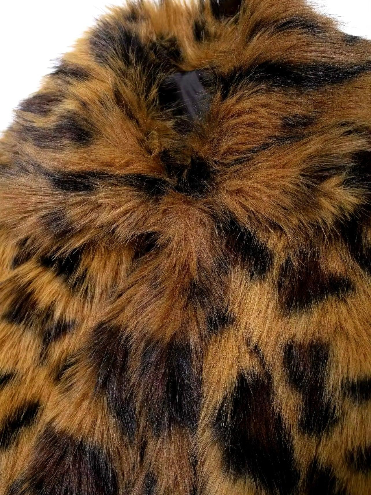Langmantel mit Leopardenmuster - Sorentis