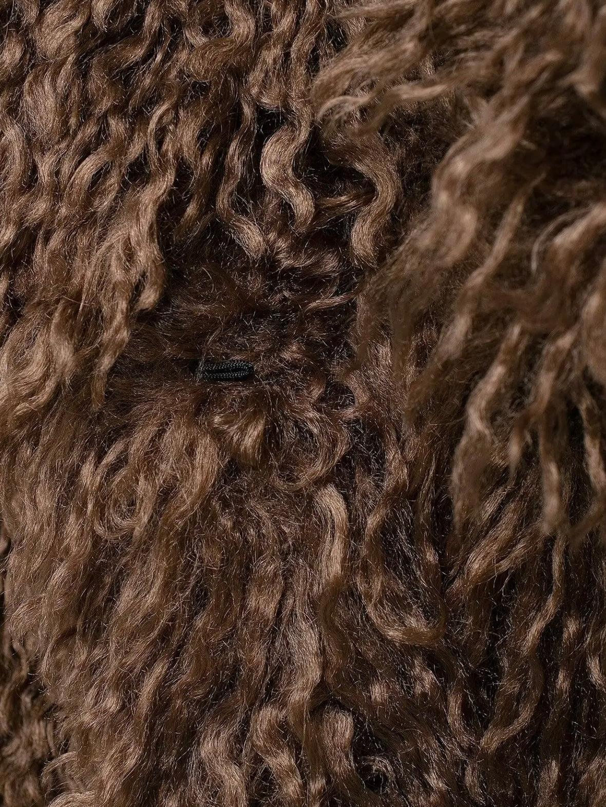 Jacke aus mongolischem Kunstpelz - Sorentis