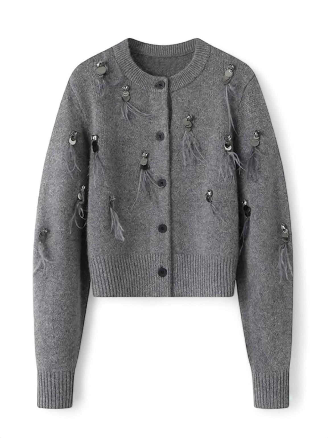 Festlicher Cardigan mit Dekor - Sorentis