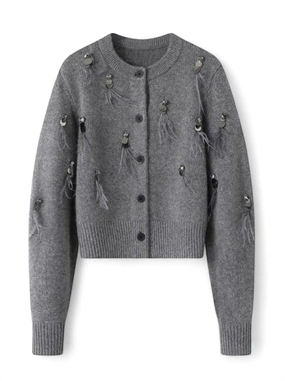 Festlicher Cardigan mit Dekor - Sorentis