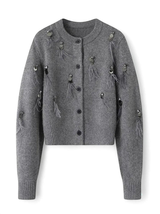 Festlicher Cardigan mit Dekor - Sorentis
