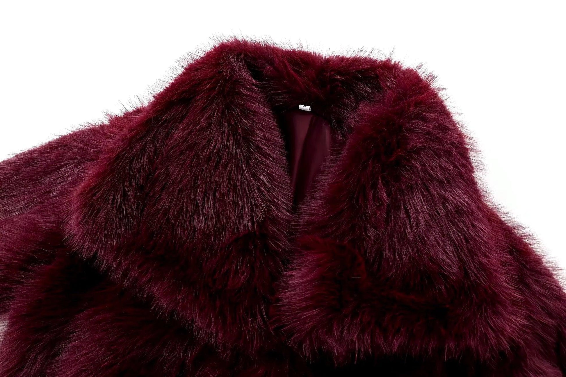 Kunstpelzjacke mit breitem Kragen - Sorentis